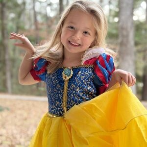 Disney Royal Fairytale Princess Dress - Snow White Dress and Snow White Shoes